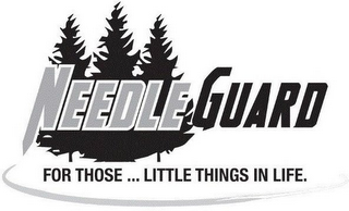 NEEDLE GUARD FOR THOSE ... LITTLE THINGS IN LIFE. logo
