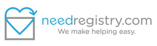 NEEDREGISTRY.COM WE MAKE HELPING EASY. logo