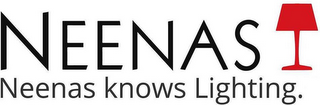 NEENAS NEENAS KNOWS LIGHTING. logo