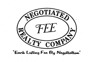 NEGOTIATED FEE REALTY COMPANY logo