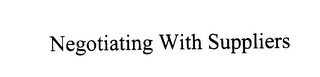 NEGOTIATING WITH SUPPLIERS logo