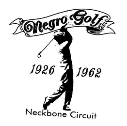 NEGRO GOLF 1926 1962 NECKBONE CIRCUIT logo