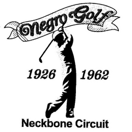 NEGRO GOLF 1926 1962 NECKBONE CIRCUIT logo
