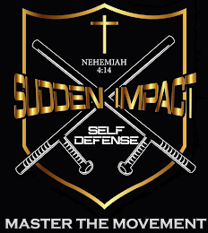 NEHEMIAH 4:14 SUDDEN IMPACT SELF DEFENSE MASTER THE MOVEMENT logo