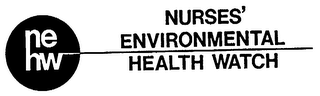 NEHW NURSES' ENVIRONMENTAL HEALTH WATCH logo