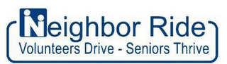 NEIGHBOR RIDE VOLUNTEERS DRIVE - SENIORS THRIVE logo