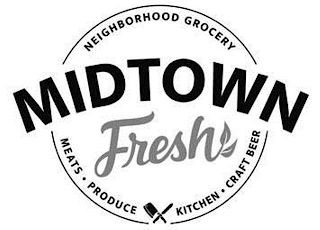NEIGHBORHOOD GROCERY MIDTOWN FRESH MEATS · PRODUCE KITCHEN · CRAFT BEER logo