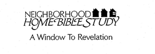 NEIGHBORHOOD HOME BIBLE STUDY A WINDOW TO REVELATION logo
