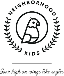 NEIGHBORHOOD KIDS SOAR HIGH ON WINGS LIKE EAGLES logo
