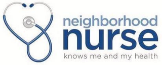 NEIGHBORHOOD NURSE KNOWS ME AND MY HEALTH logo