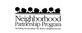 NEIGHBORHOOD PARTNERSHIP PROGRAM BUILDING PARTNERSHIPS FOR BETTER NEIGHBORHOODS logo