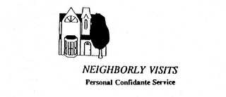 NEIGHBORLY VISITS PERSONAL CONFIDANTE SERVICE logo