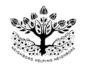 NEIGHBORS HELPING NEIGHBORS logo