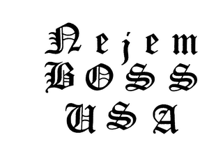 NEJEM BOSS USA logo
