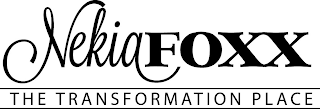 NEKIA FOXX THE TRANSFORMATION PLACE logo