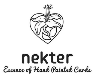 NEKTER ESSENCE OF HAND PAINTED CARDS logo