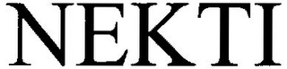 NEKTI logo