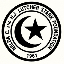 NELDA C. AND H.J. LUTCHER STARK FOUNDATION 1961 logo