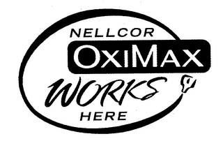 NELLCOR OXIMAX WORKS HERE logo