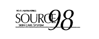 NELS LABORATORIES SOURCE 98 SKIN CARE SYSTEM logo