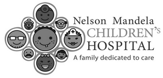 NELSON MANDELA CHILDREN'S HOSPITAL A FAMILY DEDICATED TO CARE logo