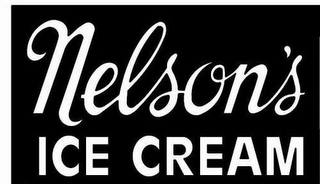 NELSON'S ICE CREAM logo