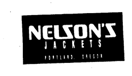 NELSON'S JACKETS PORTLAND, OREGON logo