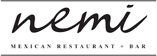 NEMI MEXICAN RESTAURANT + BAR logo