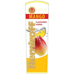 NEMIROFF MANGO FLAVOURED VODKA DISTILLED UNDER THE LICENSE AND CONTROL OF NEMIROFF PREMIUM BRAND N 1872 logo