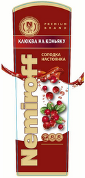 NEMIROFF N 1872 PREMIUM BRAND KAIOKBA HA KOHBRKY CONOAKA HACTORHKA logo