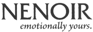 NENOIR EMOTIONALLY YOURS. logo