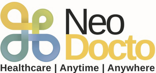 NEO DOCTO HEALTHCARE | ANYTIME | ANYWHERE logo