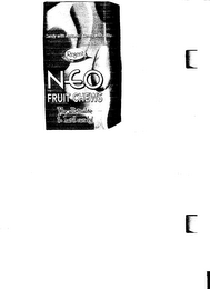 NEO FRUIT CHEWS CANDY WITH ATTITUDE! REGENT CANDY THE ALTERNATIVE TO HARD CANDY! logo