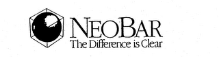 NEOBAR THE DIFFERENCE IS CLEAR logo