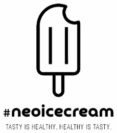 #NEOICECREAM TASTY IS HEALTHY. HEALTHY IS TASTY. logo