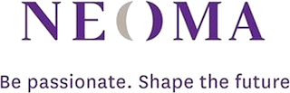 NEOMA BE PASSIONATE. SHAPE THE FUTURE logo
