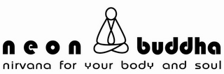 NEON BUDDHA NIRVANA FOR YOUR BODY AND SOUL logo