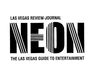 NEON LAS VEGAS REVIEW-JOURNAL THE LAS VEGAS GUIDE TO ENTERTAINMENT logo