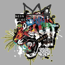 NEON TIGER SHERE KHAN TIGER STYLE ESTELI OVEJA NEGRA SHERE KHAN BLK WKS STUDIO 2020 logo
