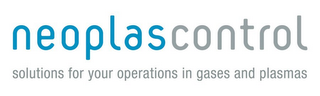 NEOPLASCONTROL SOLUTIONS FOR YOUR OPERATIONS IN GASES AND PLASMAS logo