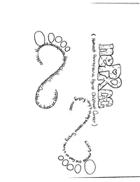 NEPACC (NORTHEAST PENNSYLVANIA AGAINST CHILDHOOD CANCER) KICKING MASSES ONE FOOT AT A TIME ONE STEP AT A TIME logo