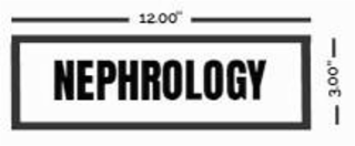 NEPHROLOGY 12.00" 3.00" logo