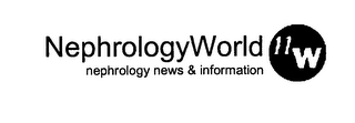 NEPHROLOGYWORLD NEPHROLOGY NEWS & INFORMATION NW logo