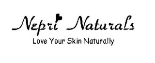 NEPRI NATURALS LOVE YOUR SKIN NATURALLY logo