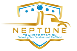 NEPTÜNE TRANSPORTATION DELIVERING YOUR GOODS AROUND THE WORLD logo