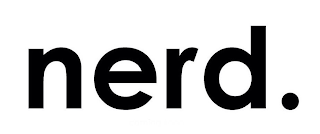 NERD. logo