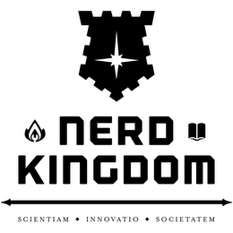 NERD KINGDOM SCIENTIAM INNOVATIO SOCIETATEM logo