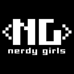 <NG>  NERDY GIRLS logo
