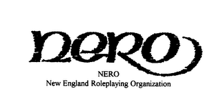 NERO NERO NEW ENGLAND ROLEPLAYING ORGANIZATION logo