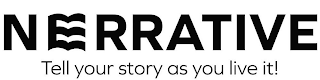 NERRATIVE TELL YOUR STORY AS YOU LIVE IT logo